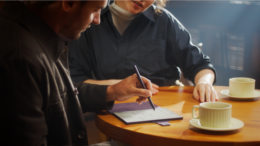Cuneflow AI Notebook – E-Ink Smart Notebook with Real-Time AI Transcription & Handwriting Recognition